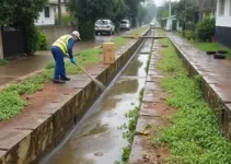 limpeza do canal Jardim Icaraí
