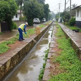 limpeza do canal Jardim Icaraí