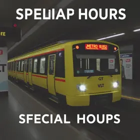 horários do metrô e VLTs no feriado de São José