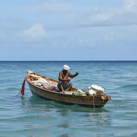 pescador em cuidados paliativos